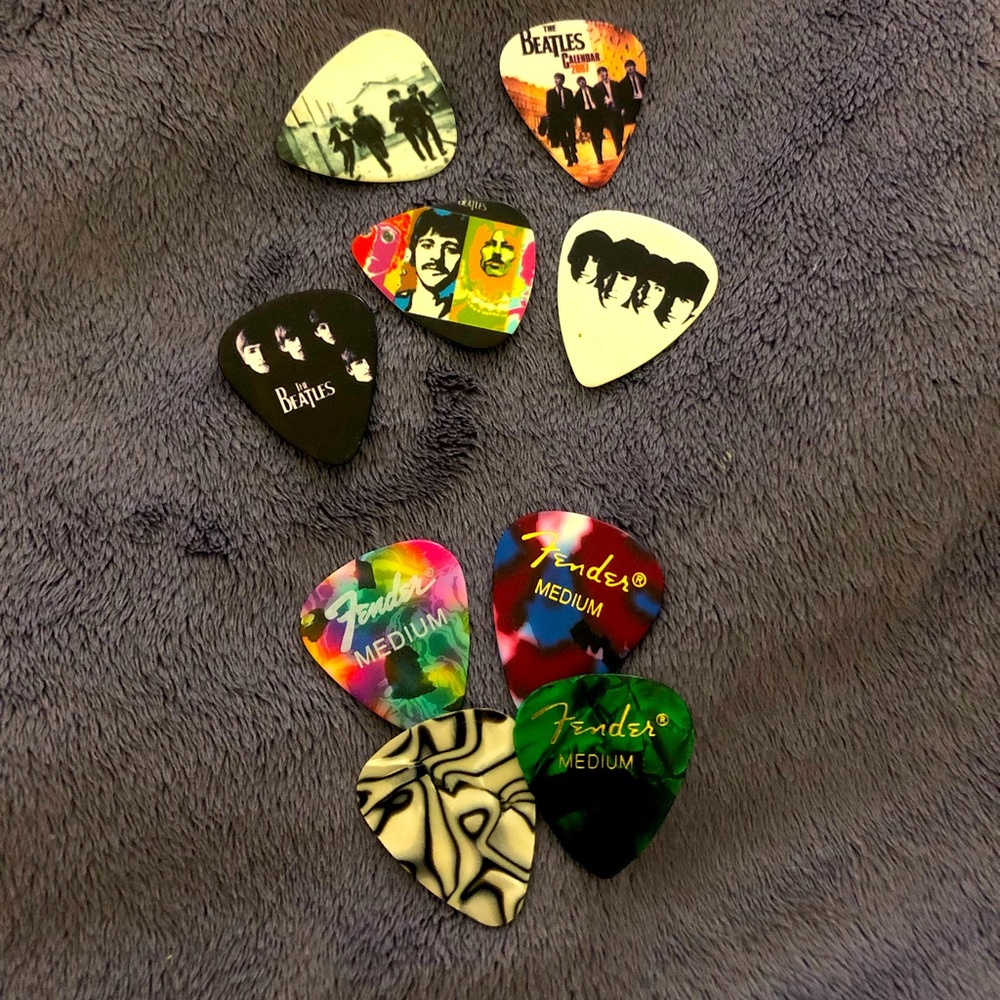 Cool Beatles guitar picks